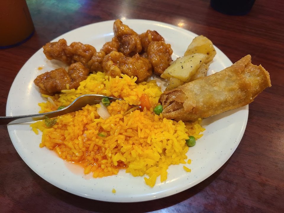 Fried Rice Orange Chicken