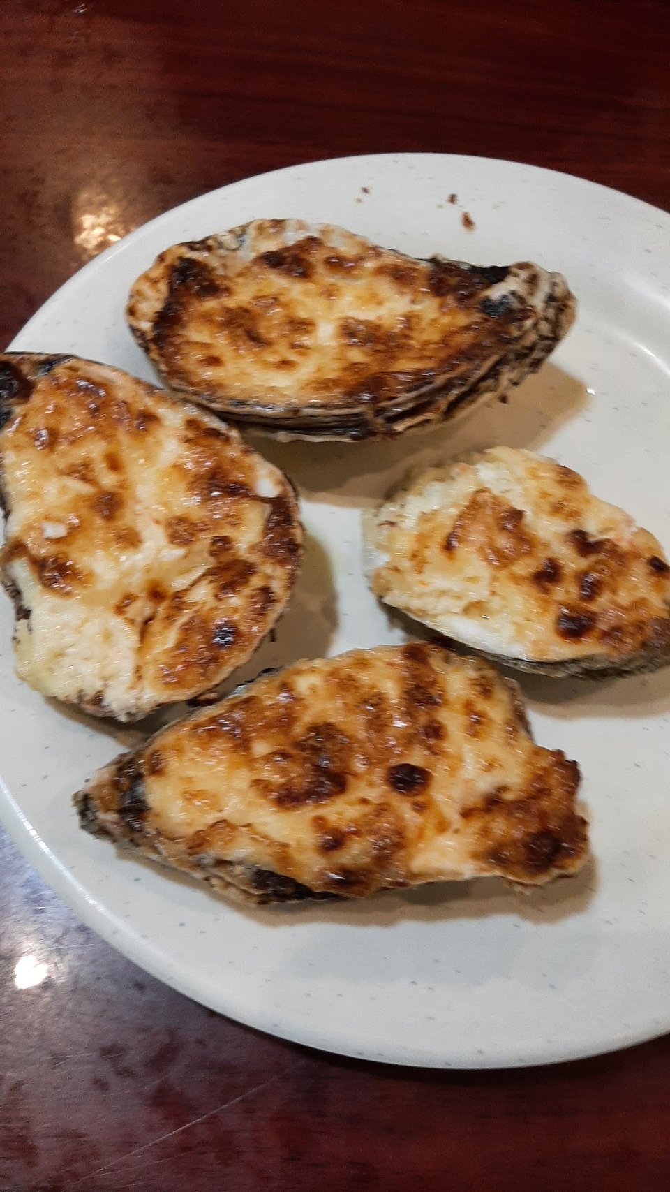 Cheesy Baked Oysters